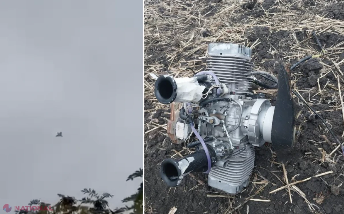 ULTIMA ORĂ, VIDEO // Primele IMAGINI cu drona care a survolat la mică distanță casele oamenilor din Soroca, iar apoi a EXPLODAT pe un câmp din raionul Dondușeni