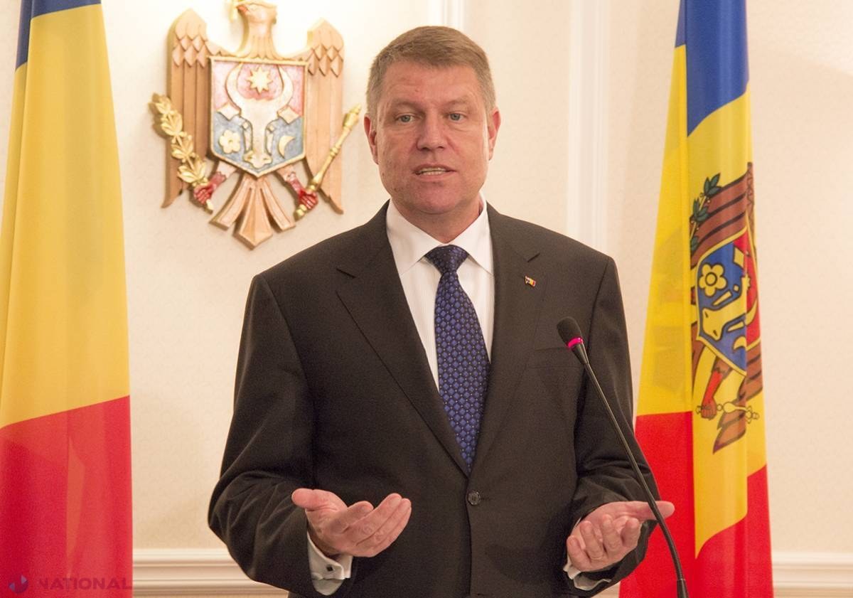 Mesajul puternic al lui Klaus Iohannis, rostit la Chișinău
