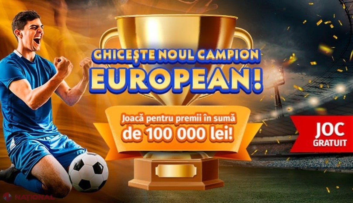 Joc de FOC pe 7777.md: Ghicește cine va deveni campion european de fotbal și CÂȘTIGĂ o excursie în țara campionilor