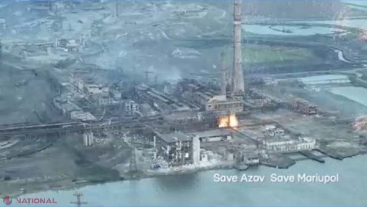 Arme INTERZISE: Rusia a lansat bombe cu fosfor asupra combinatului siderurgic Azovstal din oraşul Mariupol