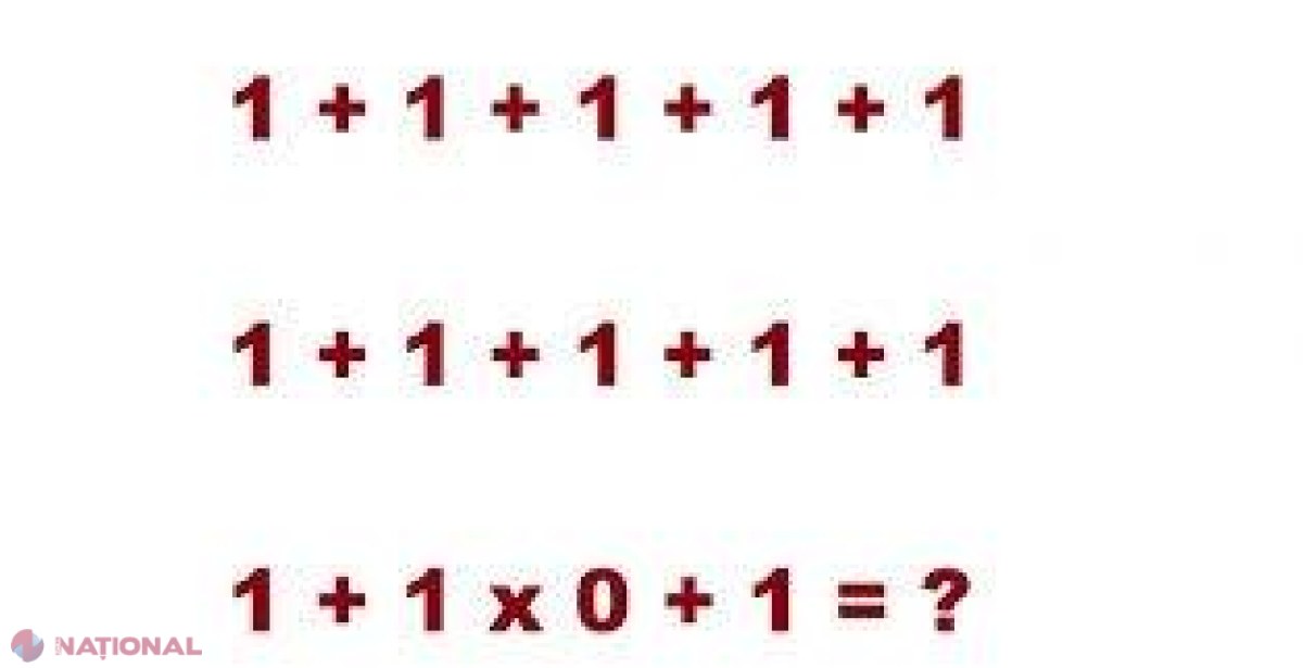 TEST // Exercițiul de matematică la care 90% din oameni dau un răspuns GREȘIT. Tu știi să calculezi?