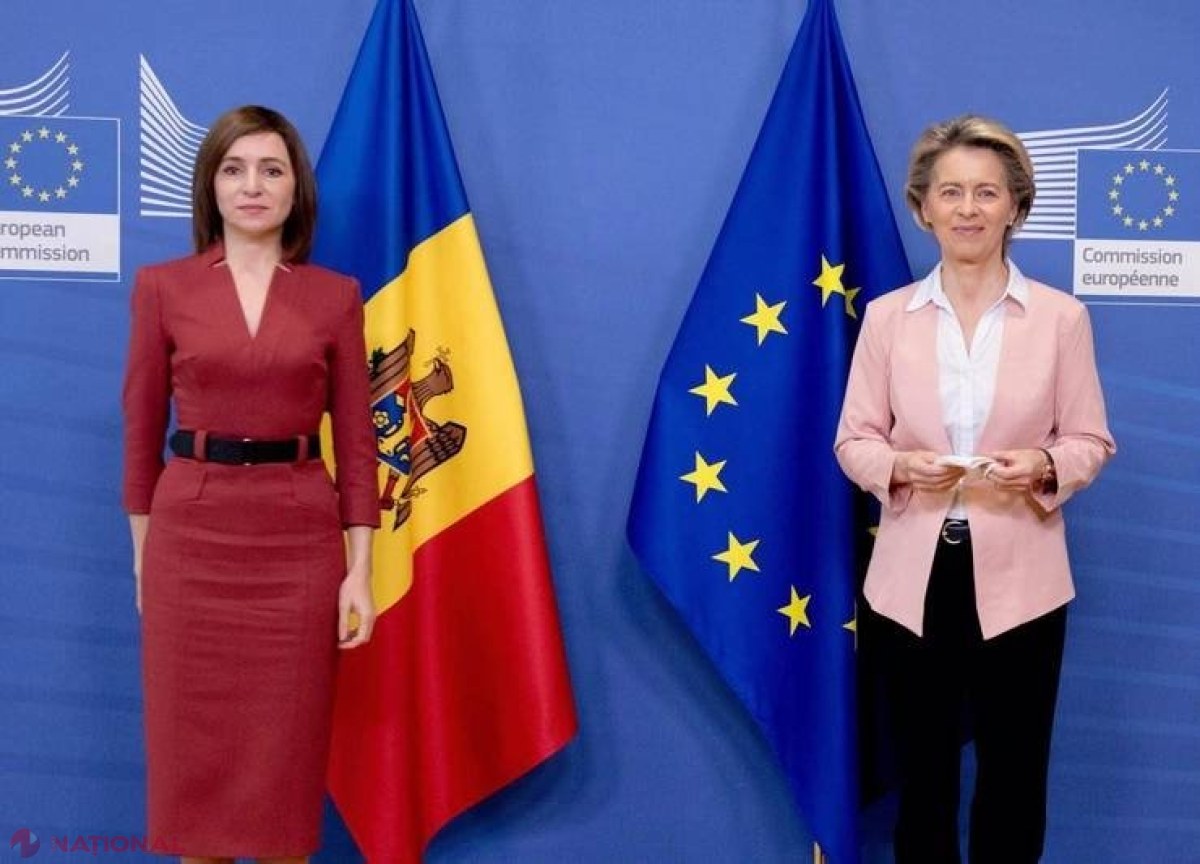 Maia Sandu a discutat cu Ursula von der Leyen: „Uniunea Europeană va rămâne alături de R. Moldova, inclusiv oferind asistență pentru combaterea consecințelor acestei crize asupra republicii noastre”