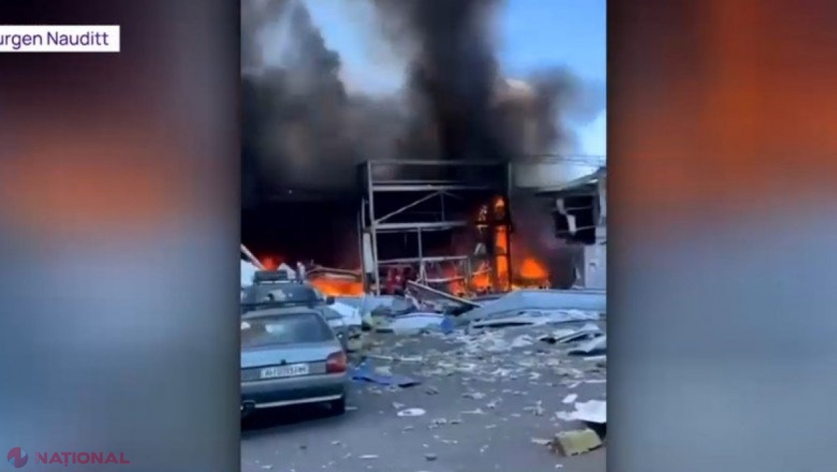 Rușii au bombardat un centru comercial din Ucraina: 10 morți și 24 de răniți  