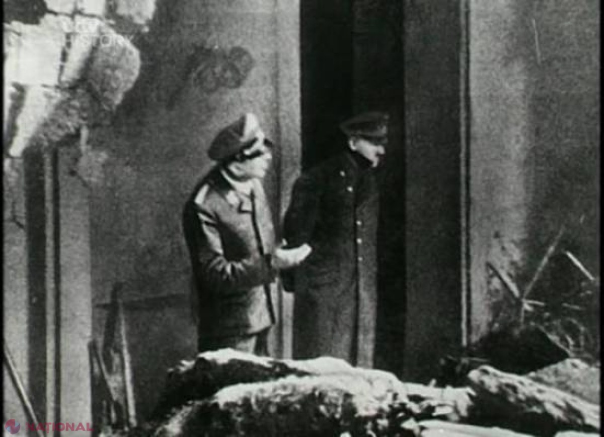 Ultima fotografie în care apare Adolf Hitler înainte de a muri. Detaliile sunt impresionante