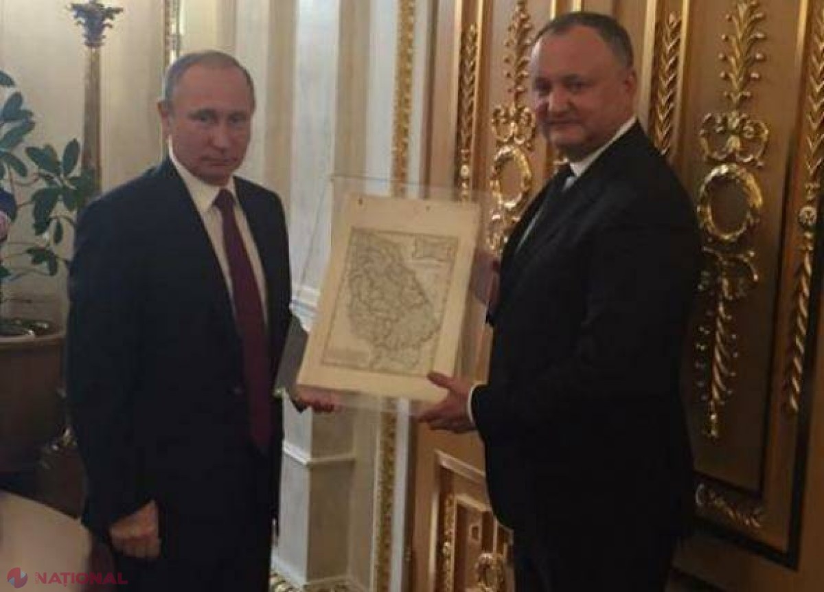 Reacție de la București după întrevederea Putin-Dodon: „Putin a arătat că Moldova din stânga Prutului îi aparține și ar trebui sa ia în calcul să și-o însușească și pe cea din dreapta”