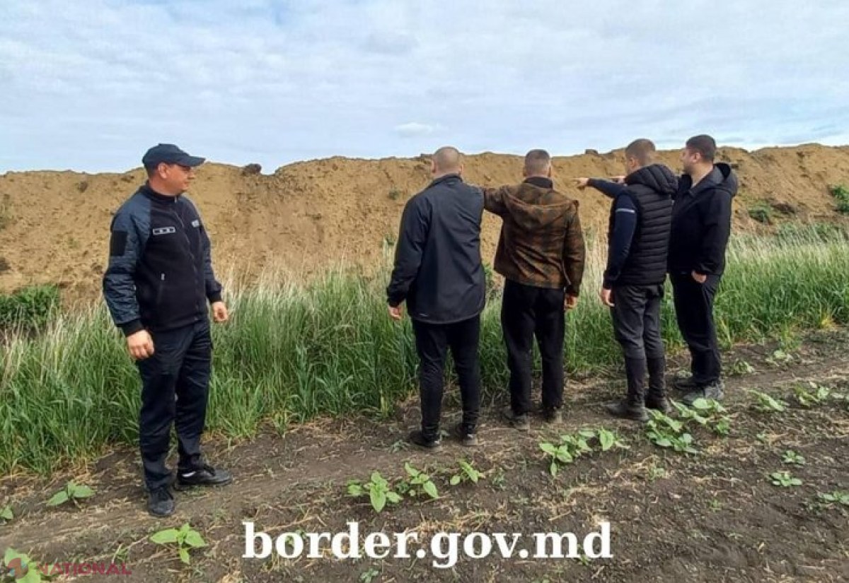 Patru bărbați din Ucraina, prinși la scurt timp după ce au trecut ilegal frontiera moldo-ucraineană