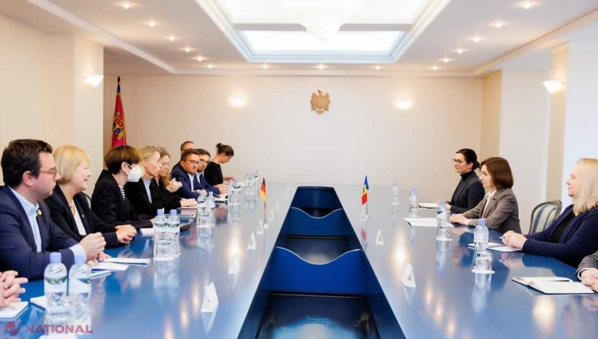 Maia Sandu cere AJUTORUL Germaniei pentru depășirea crizei energetice severe în care s-a pomenit R. Moldova 