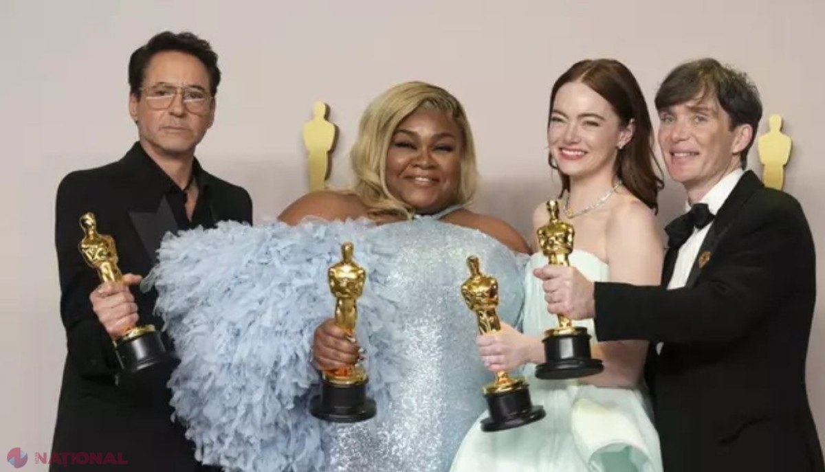 Lista completă a câștigătorilor Premiilor Oscar 2024: Filmul care a dominat ceremonia de decernare 