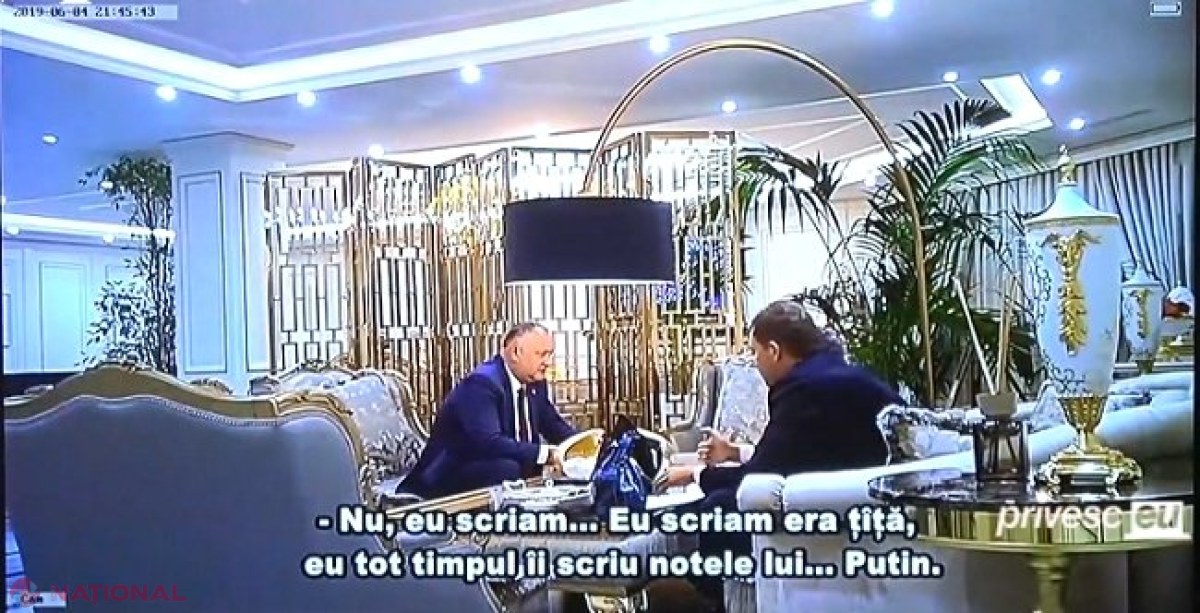 CONFIRMARE // Reacția lui Dodon vizavi de noile imagini video în care i se lăuda lui Plahontiuc că îi „scrie note lui Putin”: „Imagini din aceeași partidă de șah” 