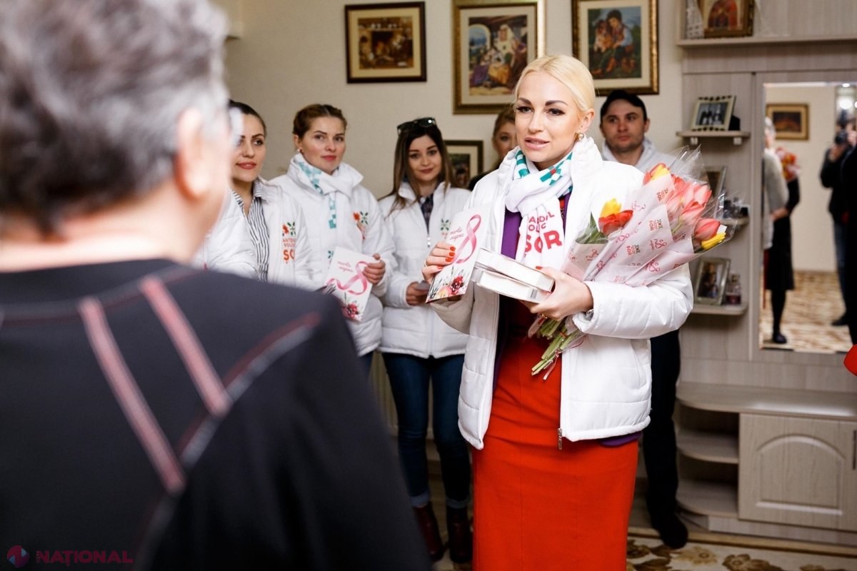 FOTO // Partidul „ȘOR” a felicitat cele 40 de mii de femei membre ale formațiunii din întreaga țară de Ziua Internațională a Femeii