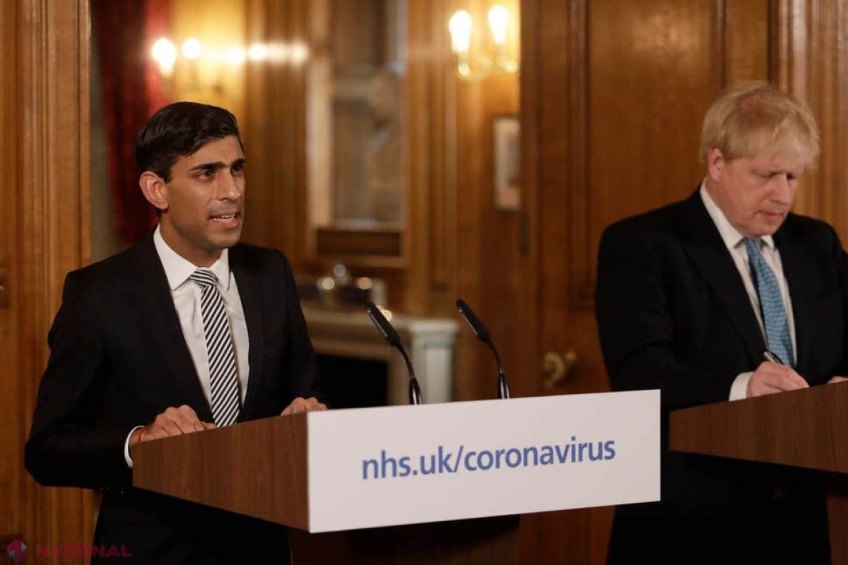 Guvernul de la Londra aloca 15% din PIB pentru a susține companiile afectate de pandemia CORONAVIRUS. Este vorba de 330 de MILIARDE de lire sterline