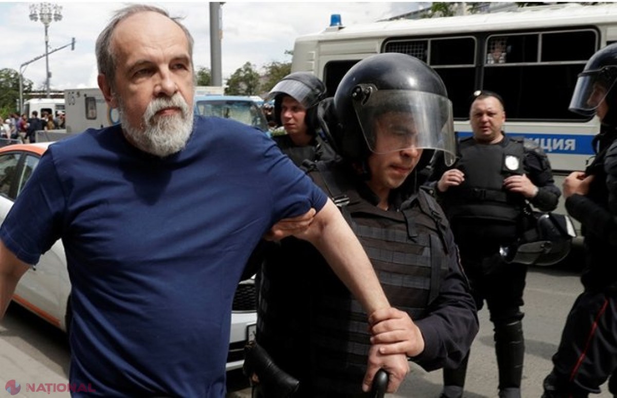 Condamnări pe bandă rulantă pentru protestatarii din Moscova