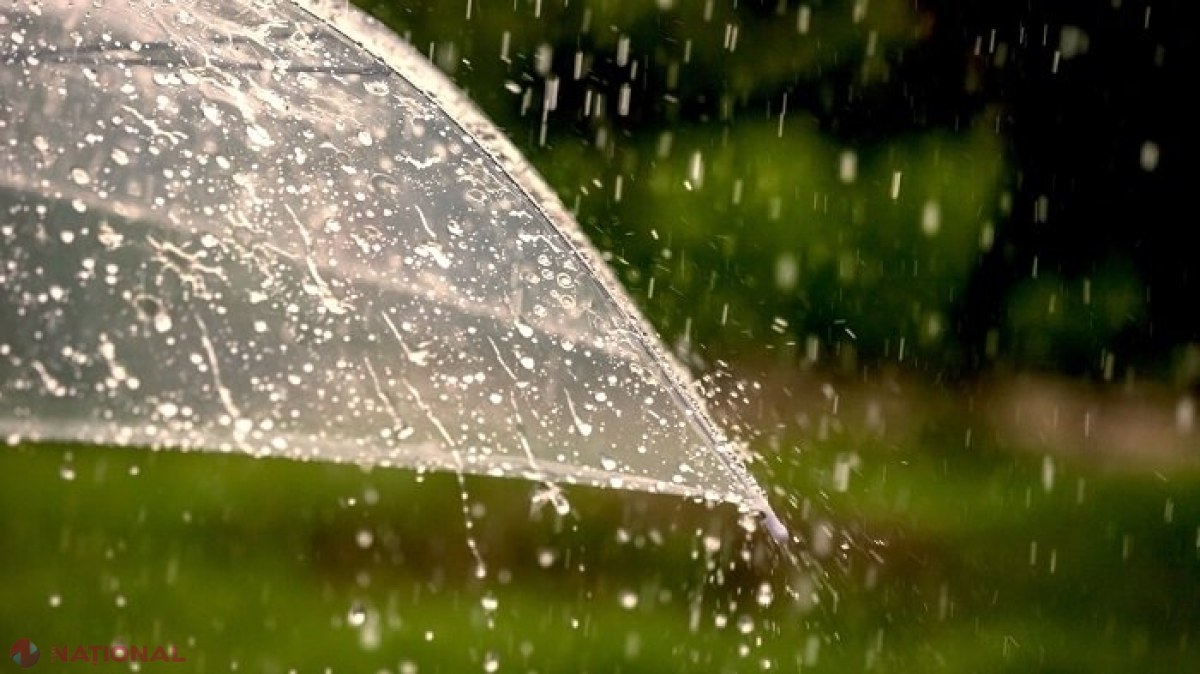 METEO // Cod galben de ploi puternice, cu grindină și vijelie, în după-amiaza zilei de joi: Risc de inundații locale