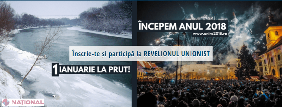Români, PETRECEȚI Prutul! Un tricolor de 100 de metri va fi întins peste Prut pe 31 decembrie