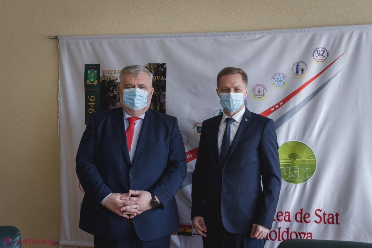 Secretarul DRRM, întrevedere cu noul rector al USM: „Consider că USM este acea platformă solidă care poate avea un loc central în promovarea imaginii României, iar beneficiile vor fi resimțite de toți actorii”