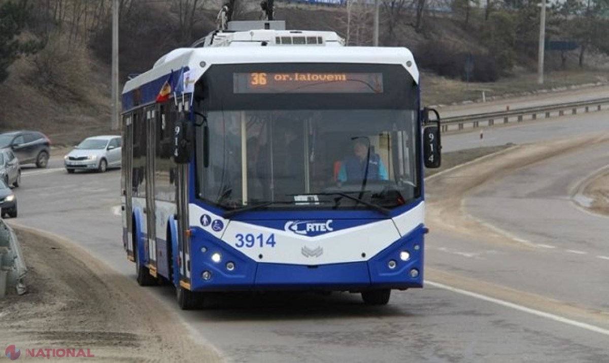 IMPORTANT! Ruta de troleibuz nr. 36 „Chișinău – Ialoveni” își MODIFICĂ itinerarul: Mai lung cu trei kilometri