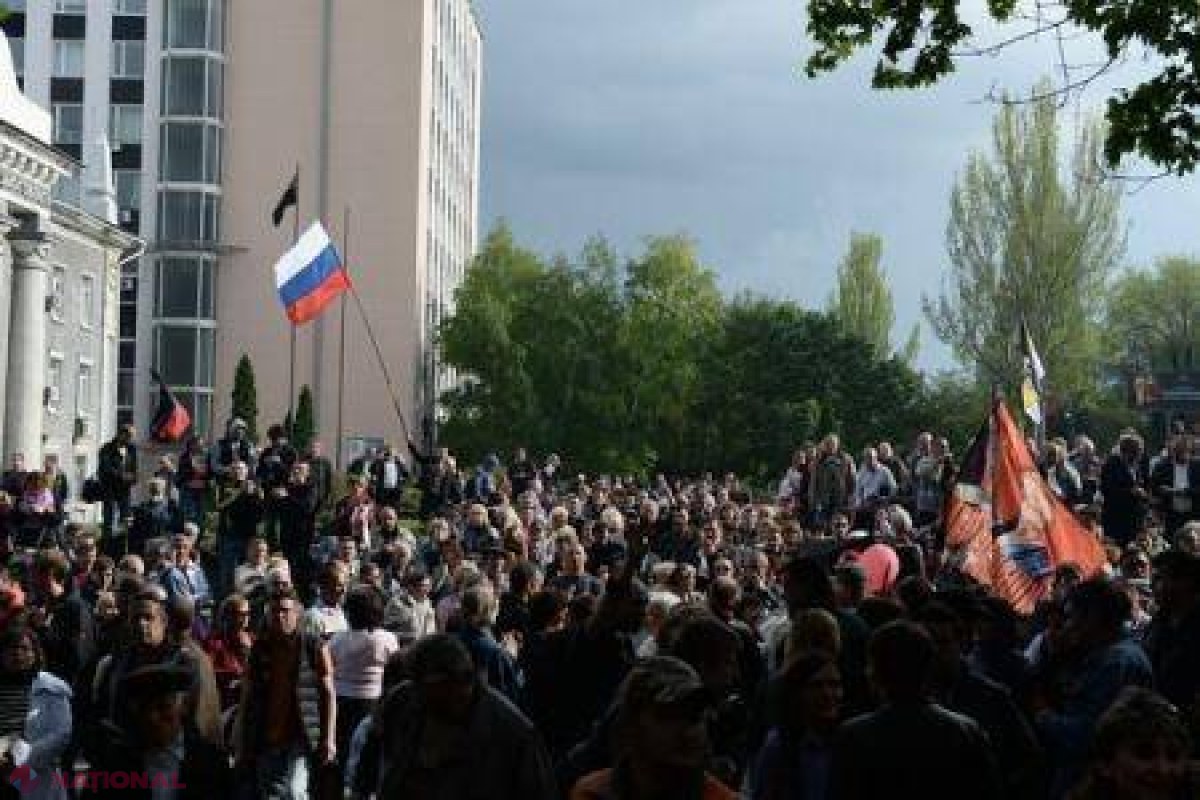 Gest SFIDĂTOR al rebelilor proruşi de Ziua Independenţei Ucrainei