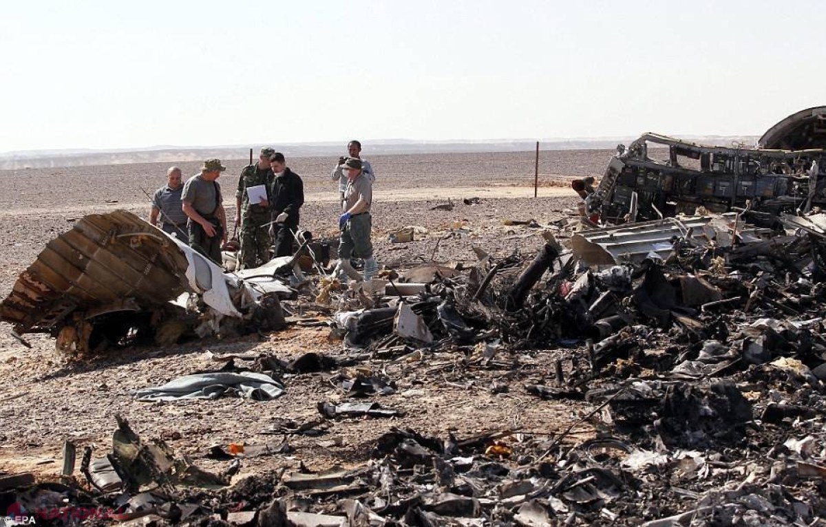 Ipoteză nouă! Doi cetățeni ruși ar fi adus la bord bomba care a prăbușit avionul în Egipt