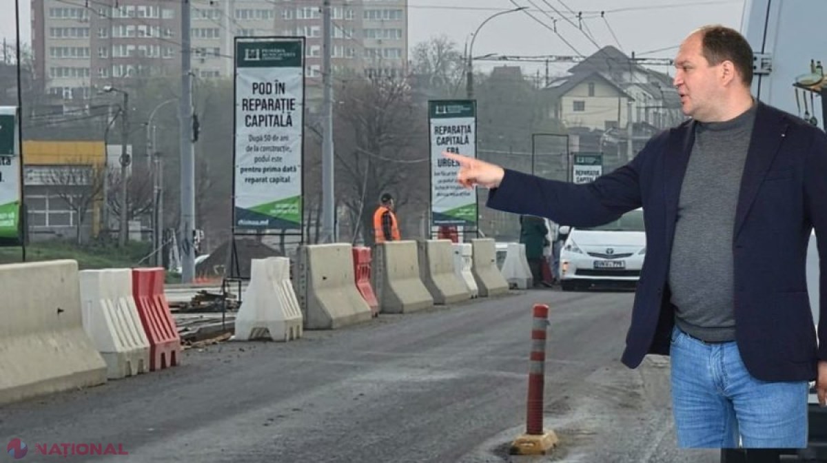 VIDEO // Primarului Ion Ceban i-au trebuit aproape trei ani să repare podul de pe Mihai Viteazul, iar acum se vrea PREMIER: „Timp de un an, un an și jumătate, m-aș descurca cu majoritatea problemelor R.Moldova”