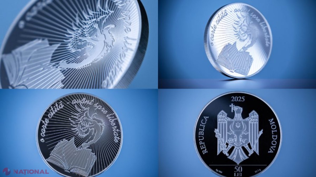 BNM lansează moneda comemorativă „Ziua Cărții”: capodoperă din argint, disponibilă în ediție limitată de 600 exemplare