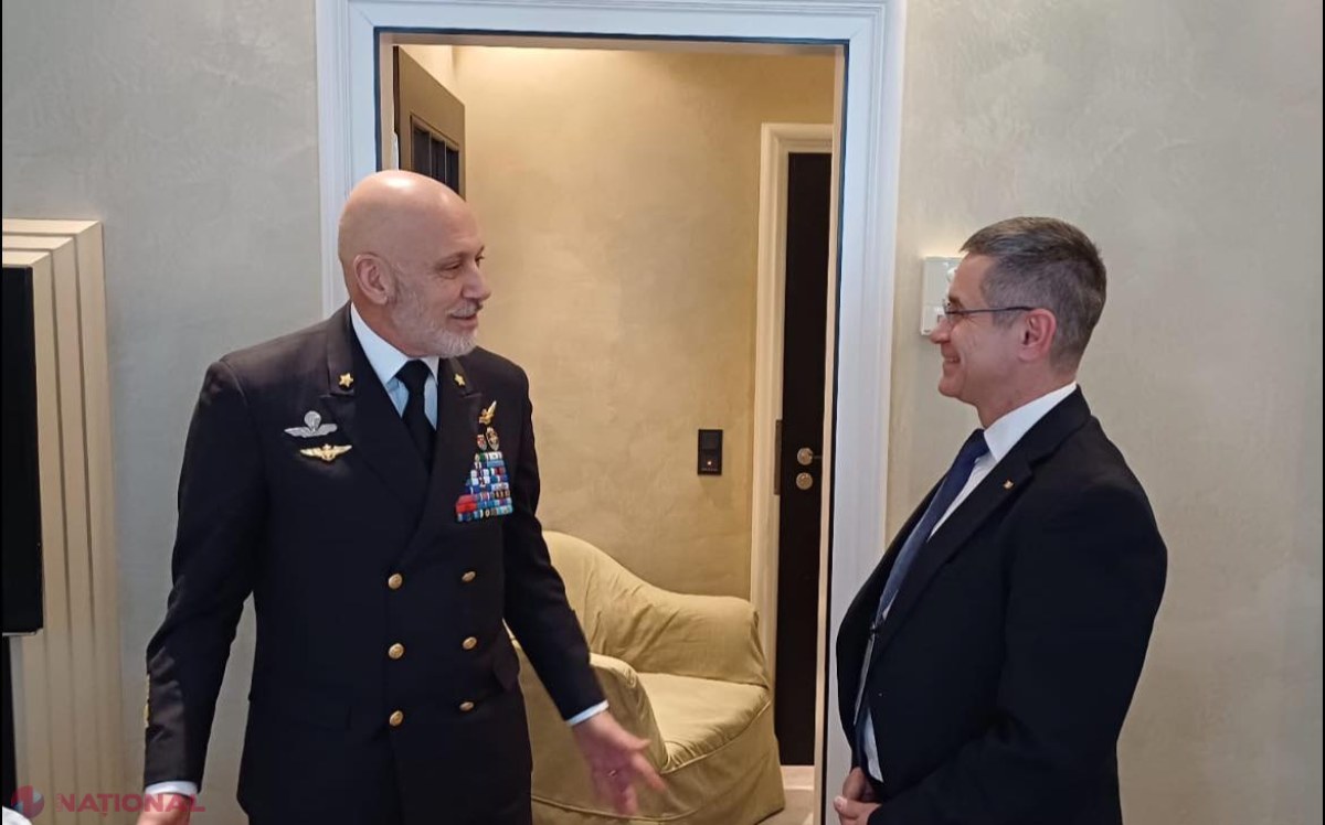 Anatolie Nosatîi discută despre securitatea R. Moldova cu liderul militar NATO