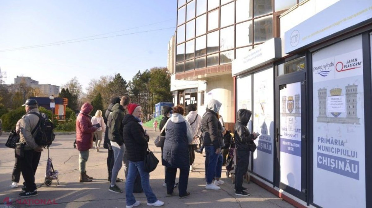 Creștere semnificativă a numărului de refugiați ucraineni în Chișinău 