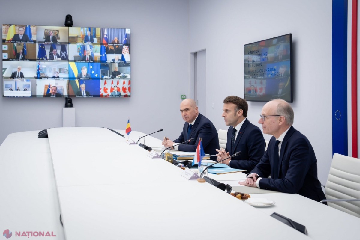 Franța și aliații săi, uniți pentru pace și securitate în Ucraina, anunță Macron după consultările de la Elysee
