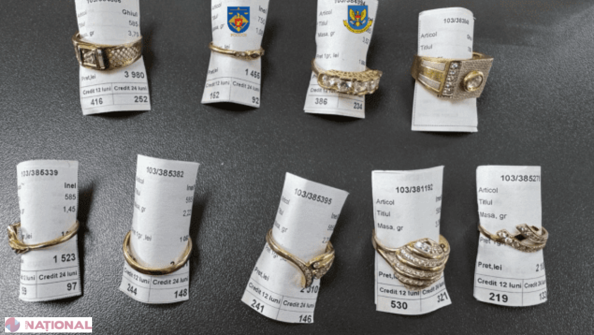 AUR FALS // Rețea demascată: peste 940 de articole din metale prețioase cu marcaje false, confiscate în R. Moldova