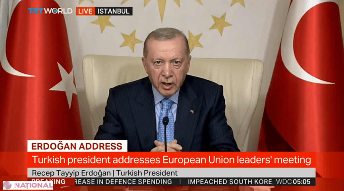 Erdogan sprijină armistițiul propus de Zelenski și reiterează disponibilitatea Turciei de a găzdui negocierile dintre Ucraina și Rusia