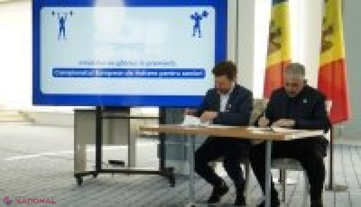 Chișinăul devine gazda Campionatului European de Haltere pentru seniori în 2025, un eveniment de referință pentru Moldova