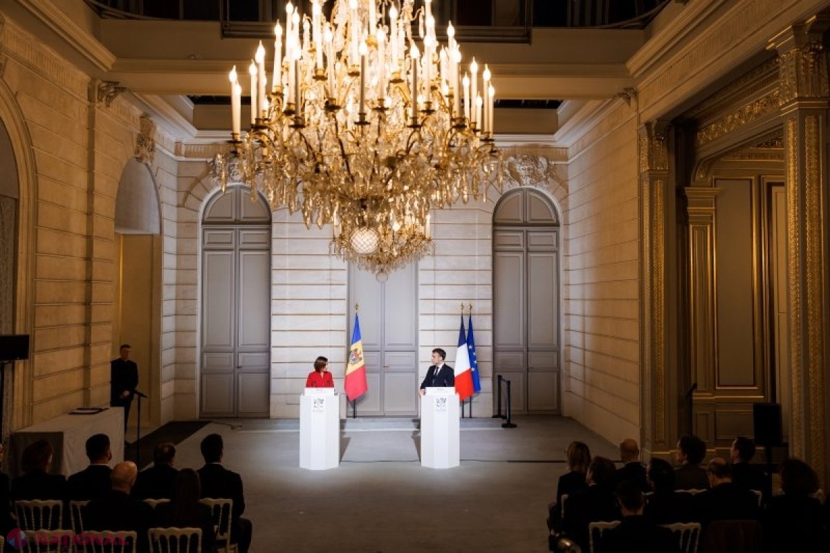 Doscursul integral al Maiei Sandu, susținut la Palatul Élysée