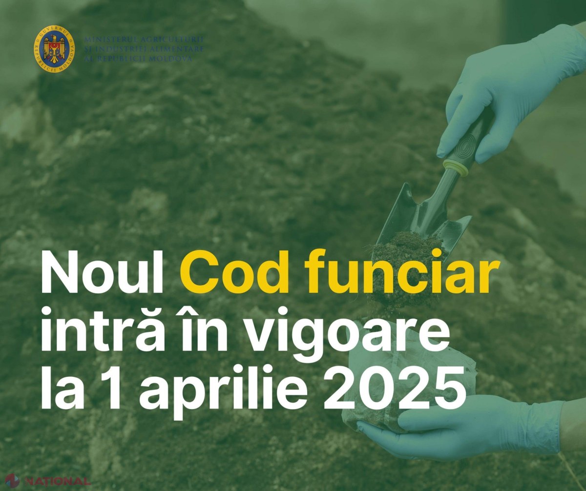 Noul Cod funciar, în vigoare de la 1 aprilie 2025: Principalele schimbări
