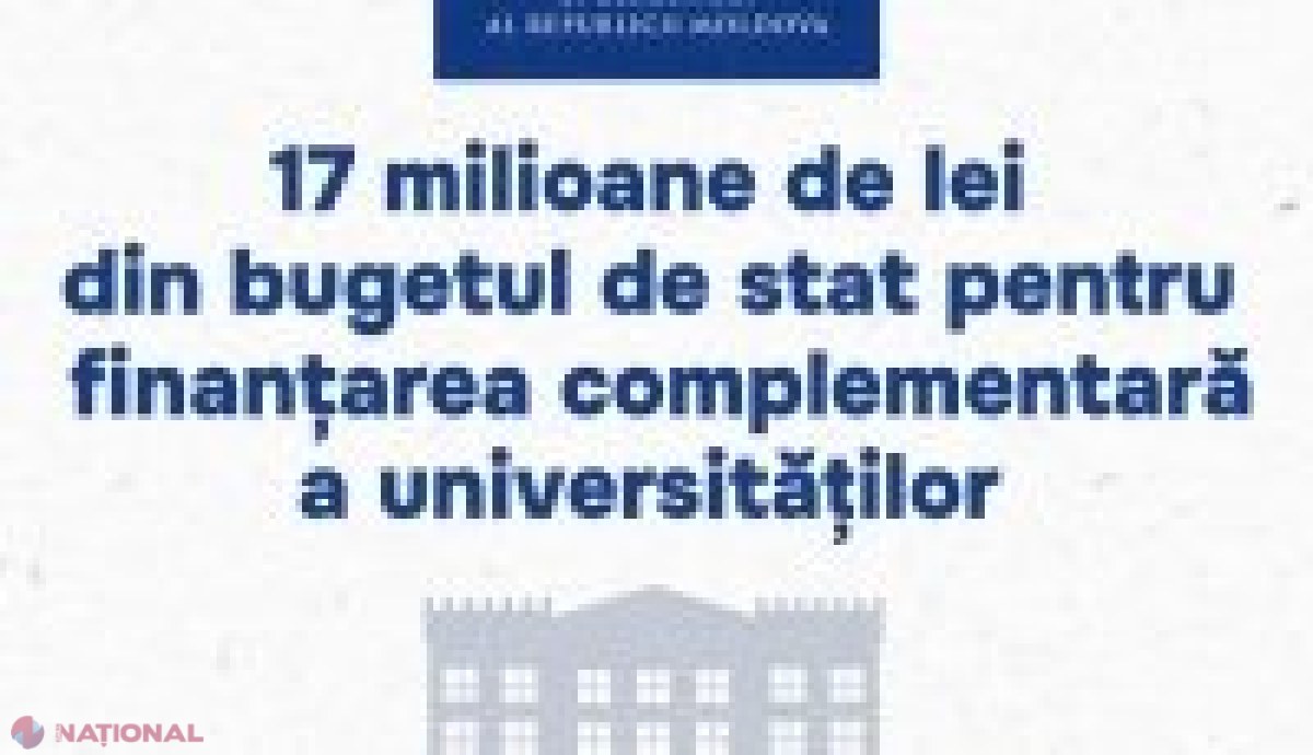 Investiție strategică în educație: 17 milioane de lei pentru modernizarea universităților din Moldova