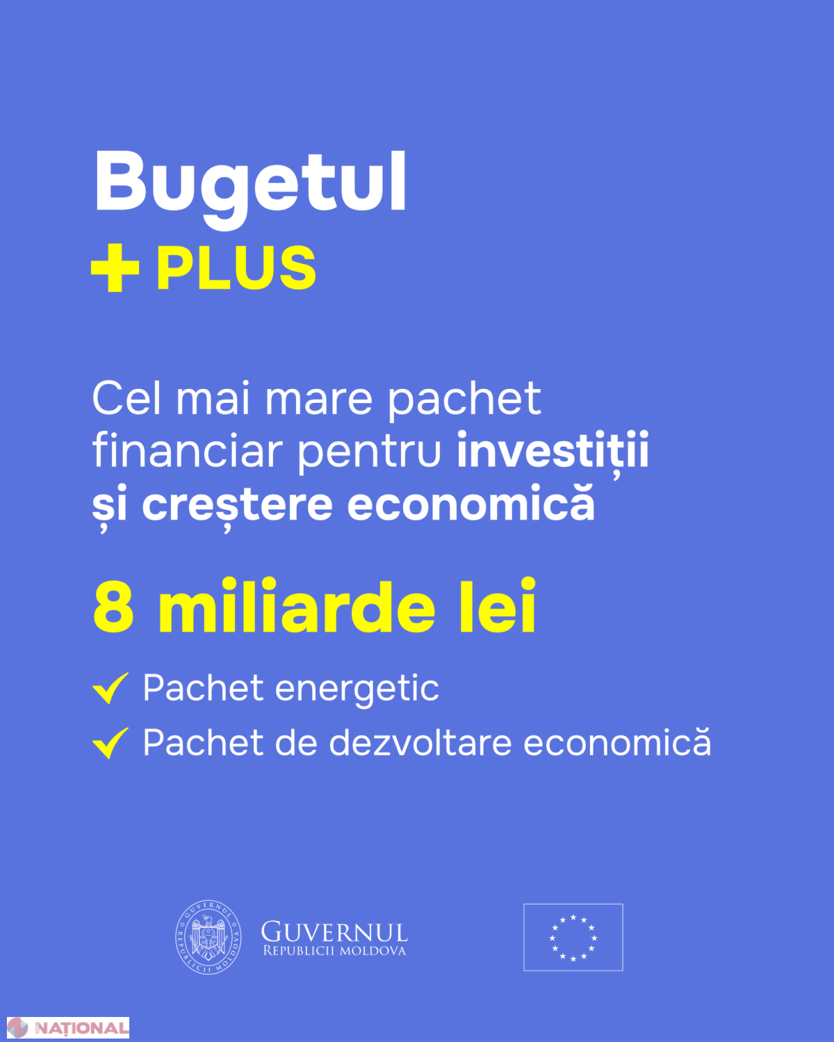 Premierul Recean anunță Bugetul +PLUS: investiții record pentru dezvoltarea economică și energetică în Moldova