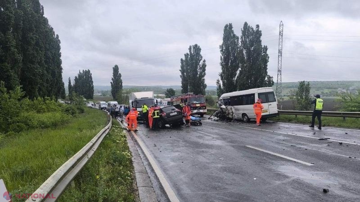 ​Detalii despre accidentul de la Bardar, cu implicarea unui microbuz de rută: Victimele traumatizate au între 7 și 68 de ani
