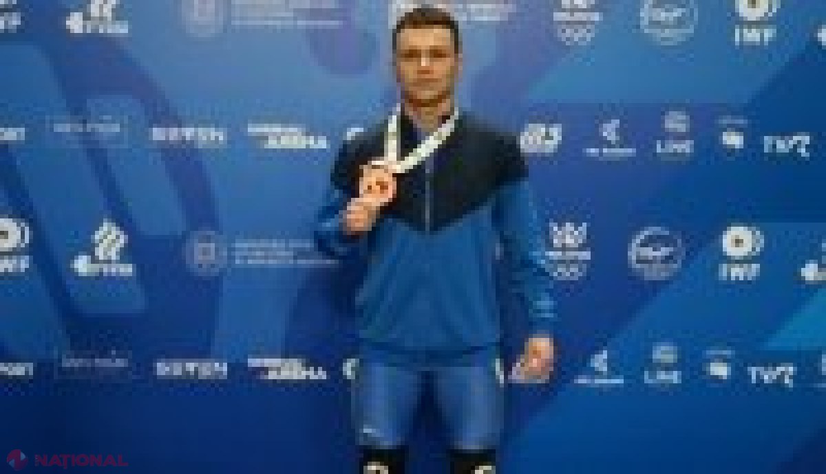 Un nou succes pentru halterofilii moldoveni: Ion Badanev câștigă bronzul la Campionatul European de la Chișinău!