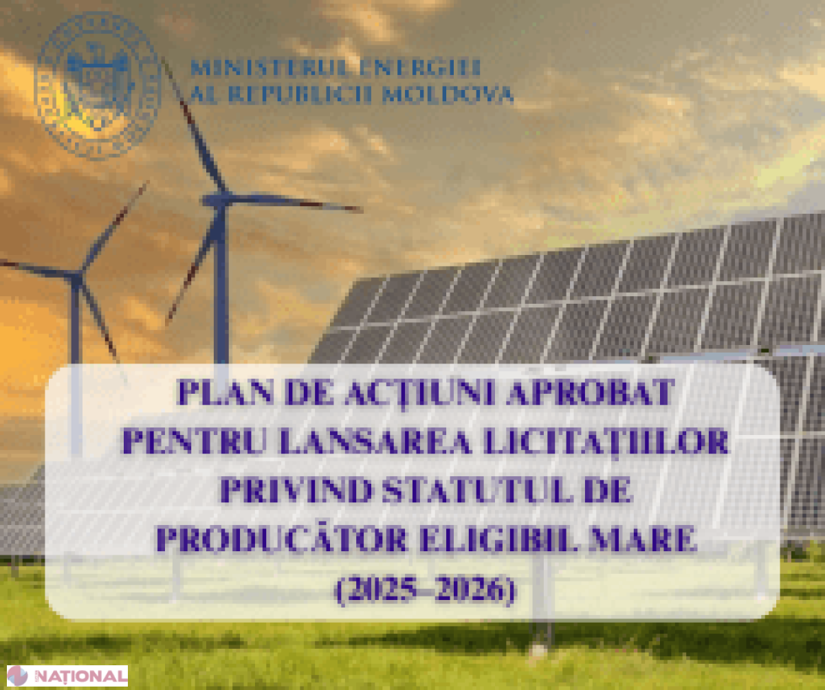 Guvernul aprobă planul pentru selectarea marilor producători de energie din surse regenerabile în R. Moldova