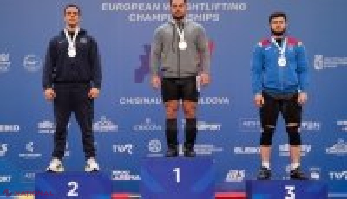 Tudor Bratu aduce trei medalii de bronz Moldovei la Campionatul European de Haltere