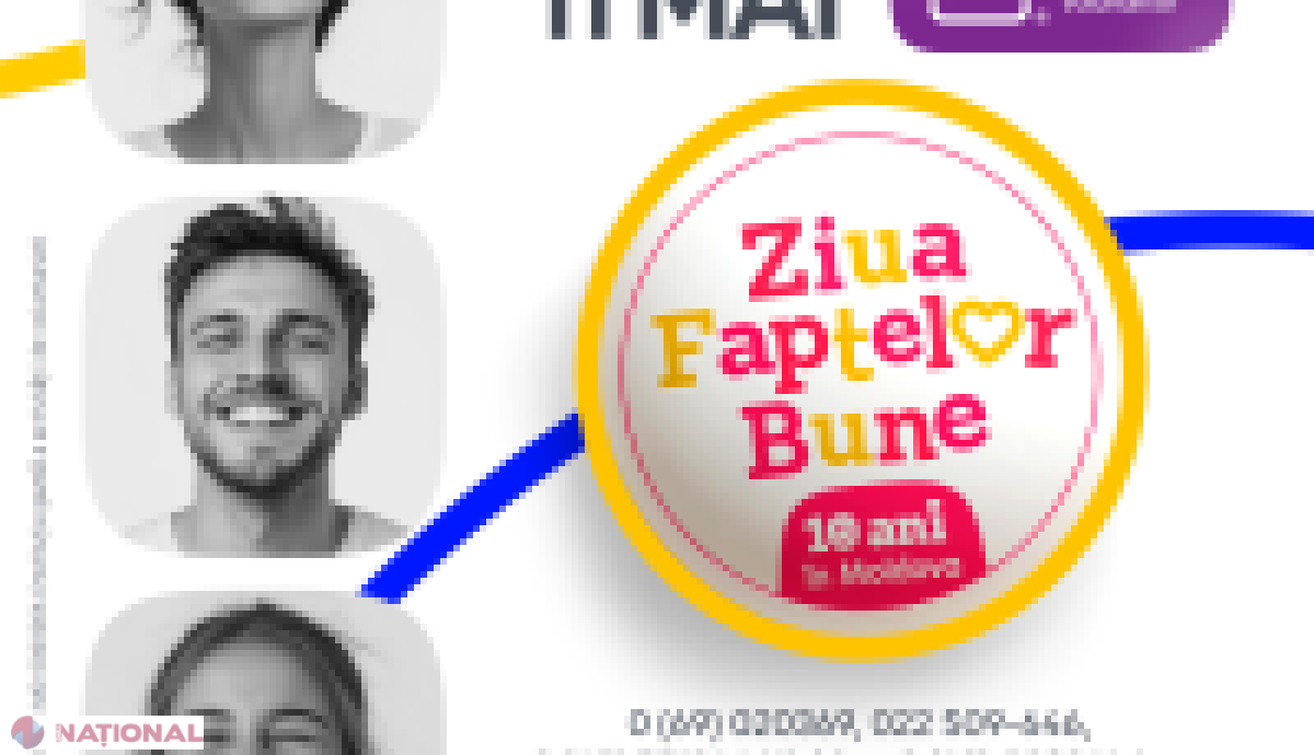 Ziua Faptelor Bune 2025: Republica Moldova sărbătorește un deceniu de solidaritate și implicare comunitară