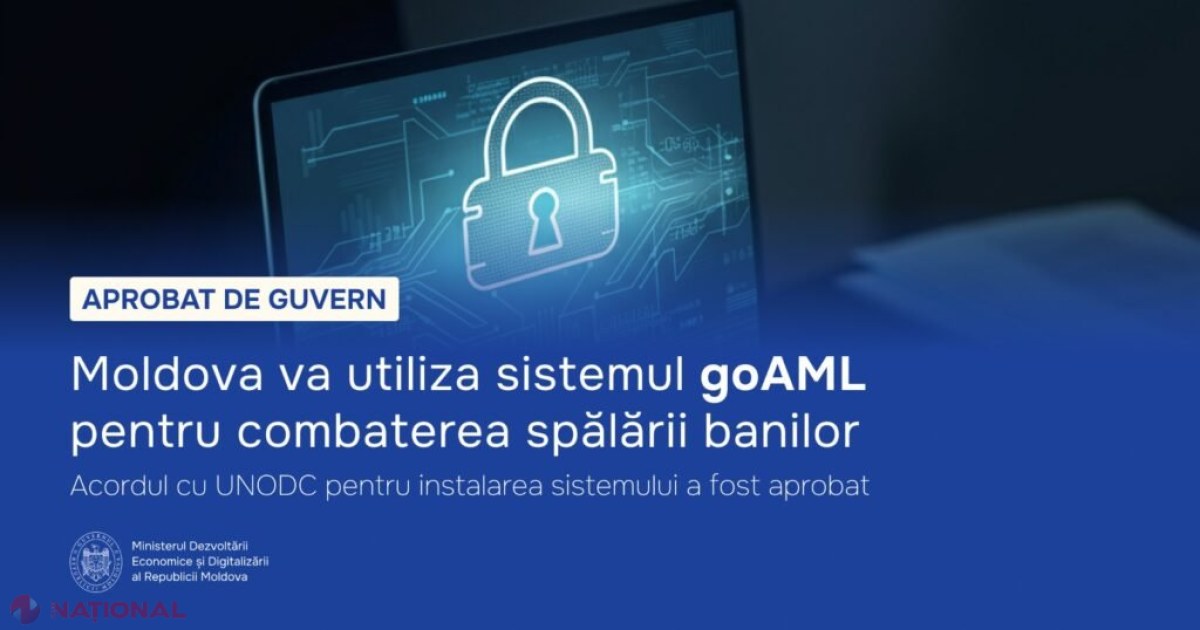 Lupta împotriva spălării banilor, mai eficientă în R. Moldova odată cu implementarea sistemului goAML, utilizat de numeroase țări pentru analiza și raportarea tranzacțiilor financiare suspecte