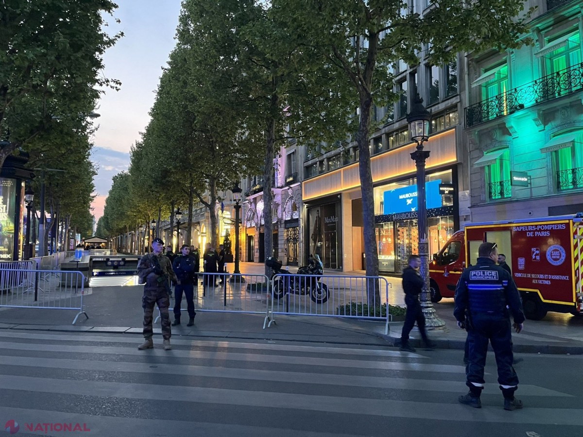Alarmă falsă pe Champs-Élysées: Zgomote suspecte cauzate de petarde au creat panică în Paris