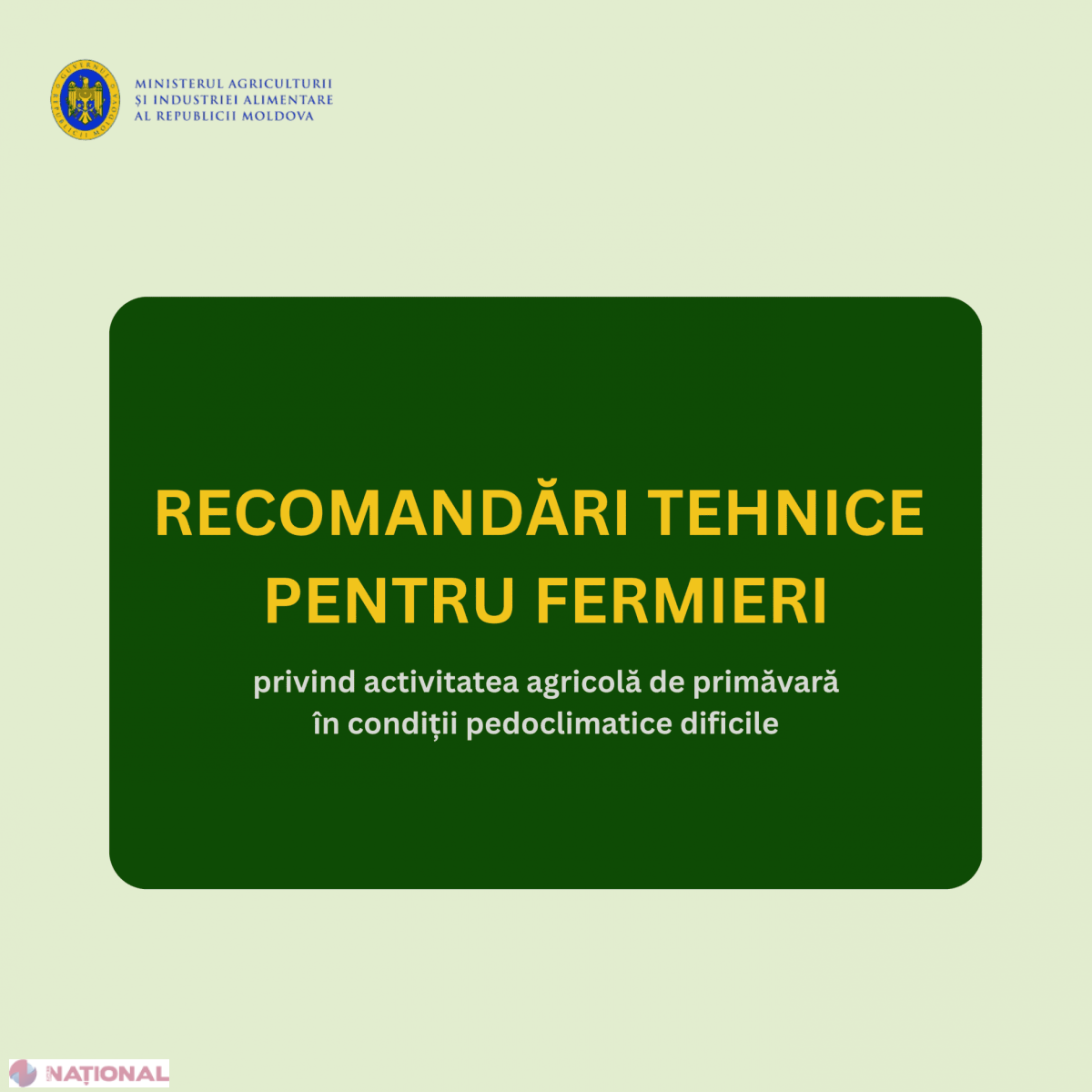 Strategii agricole avansate pentru a combate schimbările pedoclimatice în Republica Moldova