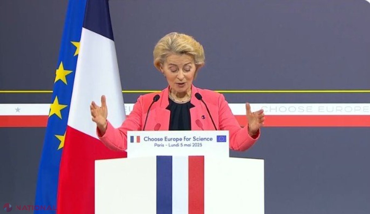 Von der Leyen prezintă un plan european de 500 de milioane de euro pentru atragerea cercetătorilor de top: Macron critică politica lui Trump în știință
