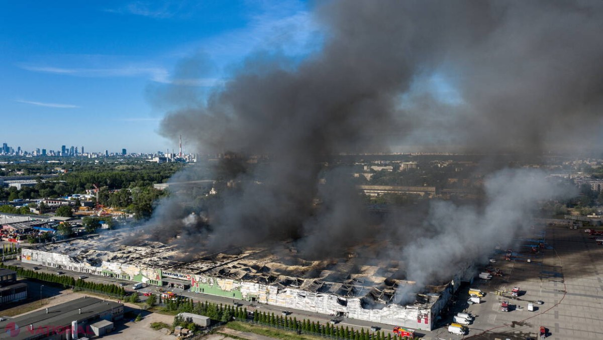 Incendiu devastator la un mall din Varșovia: Polonia acuză serviciile secrete ruse după un an de investigații