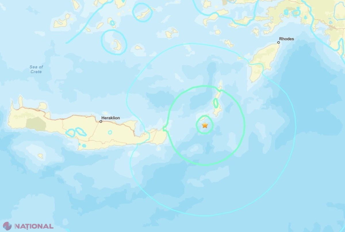 Cutremur de 6,1 grade zguduie insula Creta: Avertizare de tsunami pentru locuitori