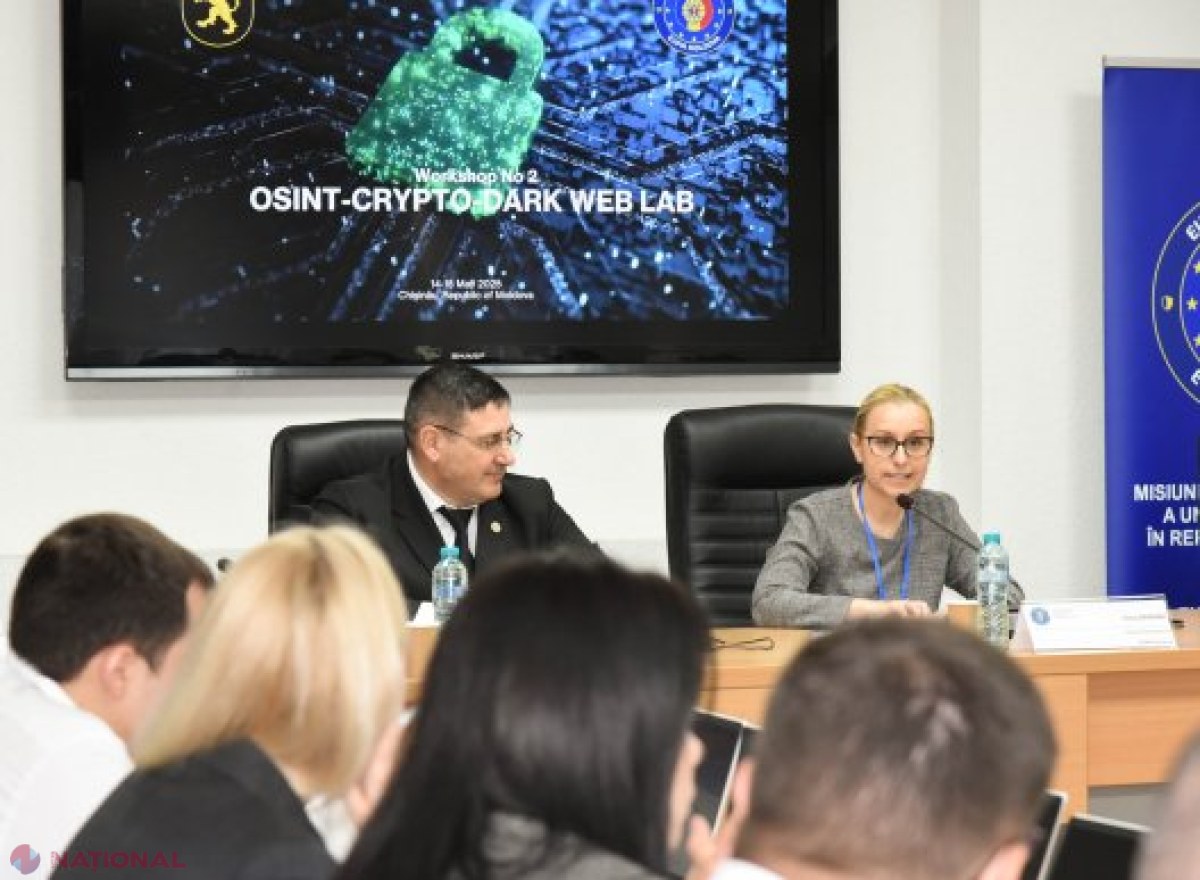 Polițiștii de investigație din R. Moldova își perfecționează abilitățile în analizarea tranzacțiilor cu criptomonede și activitățile pe dark web