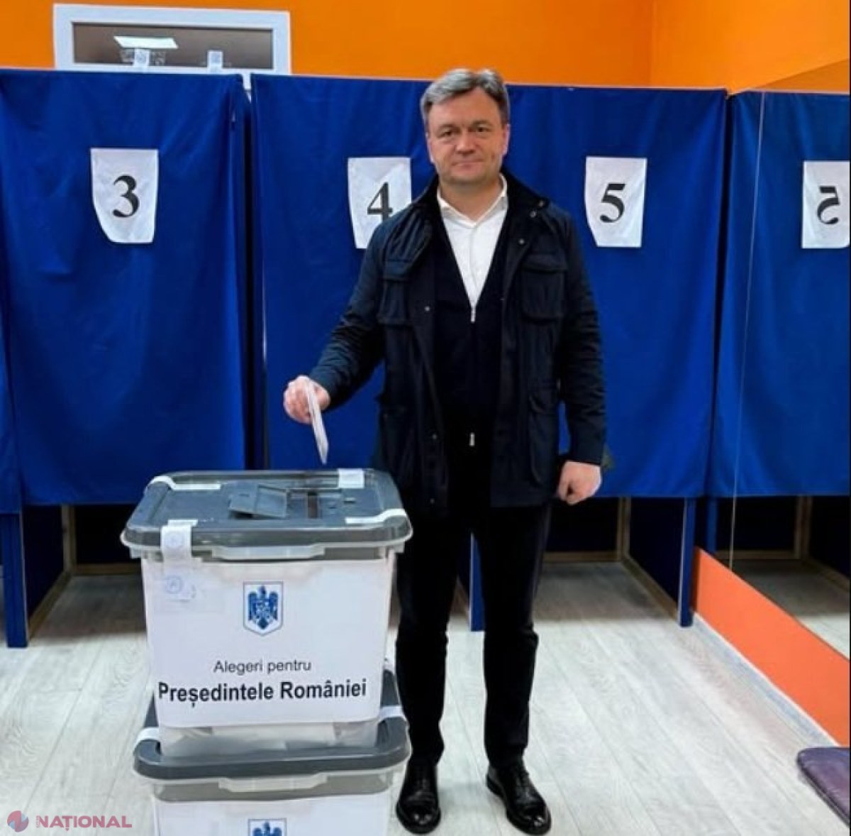 Premierul Dorin Recean a votat pentru un viitor european comun al Republicii Moldova și României în alegerile prezidențiale din România