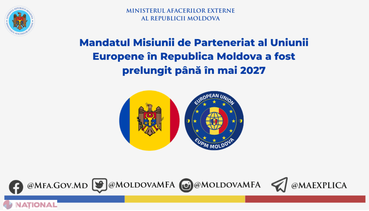 Uniunea Europeană își extinde sprijinul pentru Republica Moldova: Misiunea EUPM continuă până în 2027 pentru a combate amenințările hibride