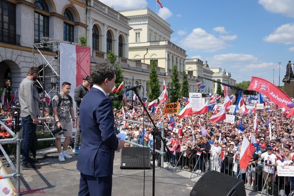 Tensiuni politice în Polonia înaintea alegerilor prezidențiale: marșuri rivale și sprijin internațional pentru Trzaskowski în Varșovia
