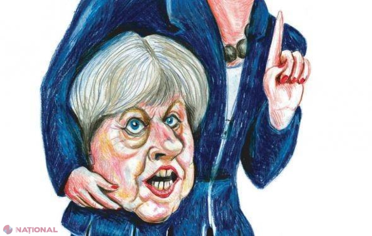 Charlie Hebdo a publicat o caricatură cu Theresa May decapitată